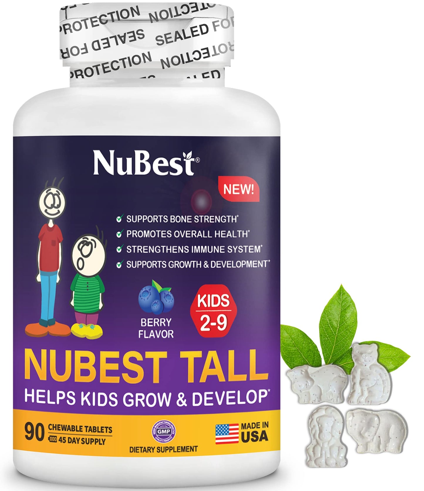Vitaminas NuBest Tall Kids para reforzar sistema inmune infantil