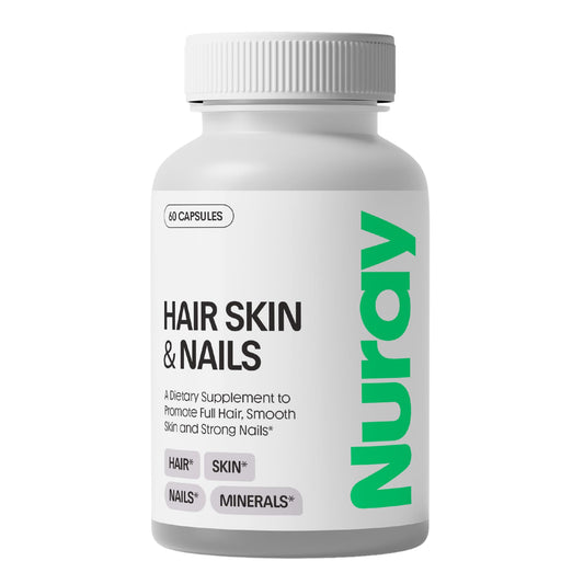 Vitaminas Nuray para cabello piel uñas con biotina y colágeno