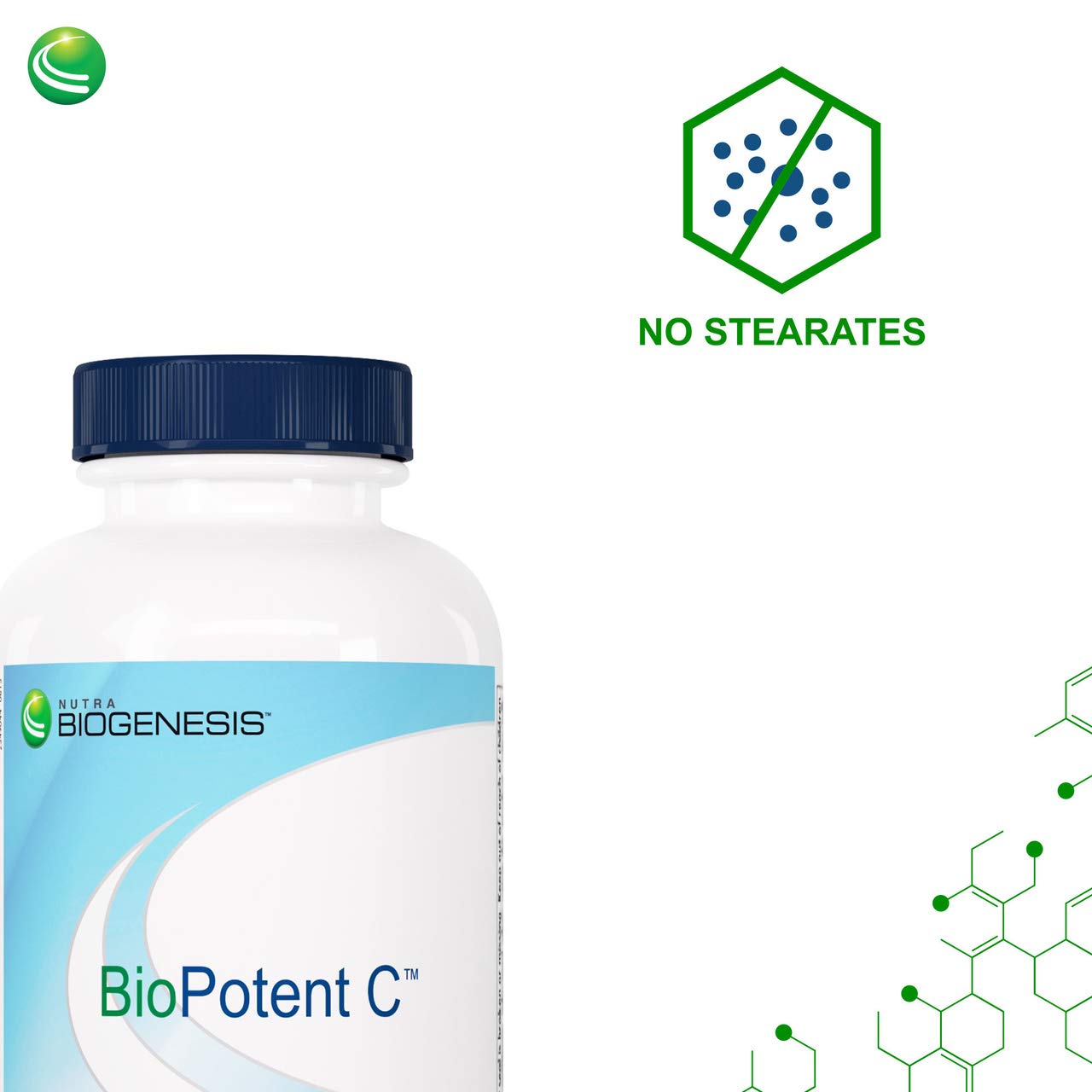 Vitaminas Nutra BioGenesis BioPotent C con colágeno y antioxidantes