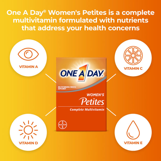 Vitaminas incluidas en One A Day Mujeres Petites Multivitaminas.