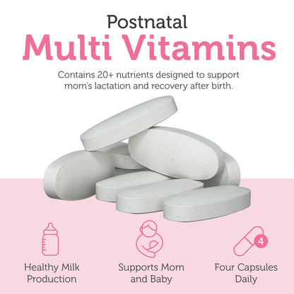 Vitaminas posnatal Zahler certificadas kosher para mamás