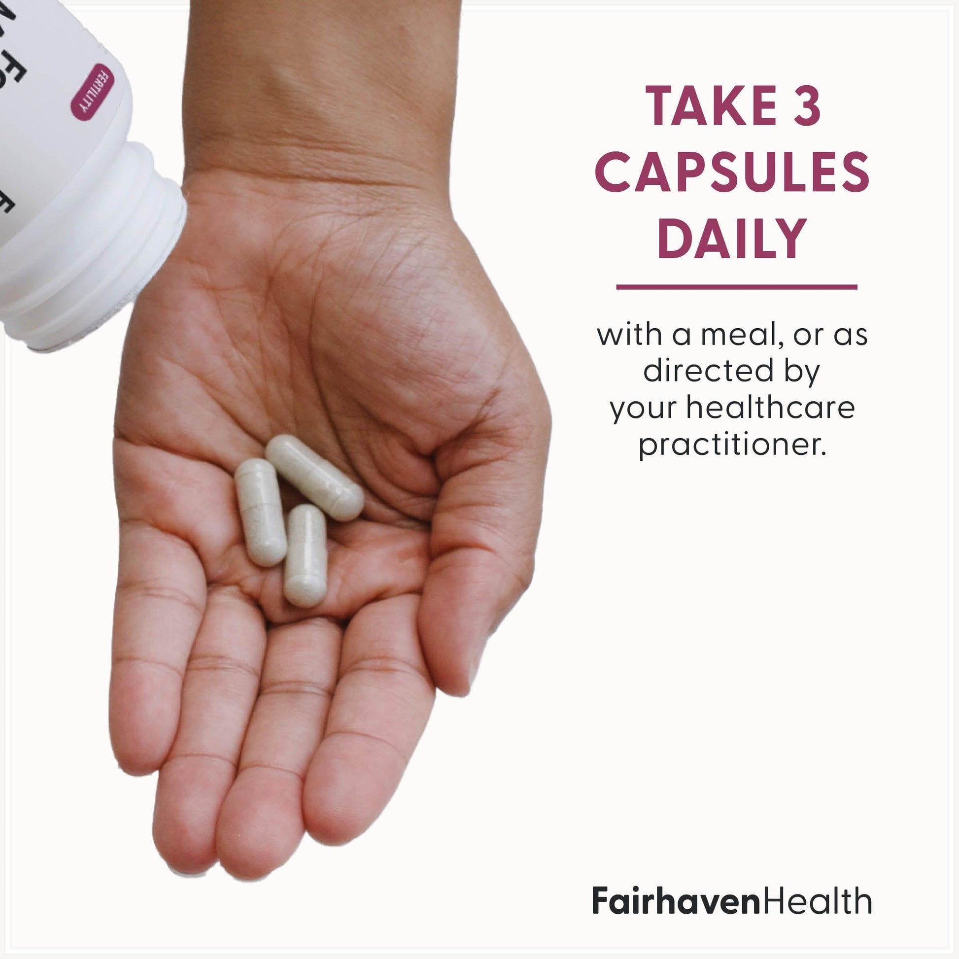 Vitaminas prenatales fertilidad para mujeres Fairhaven Health