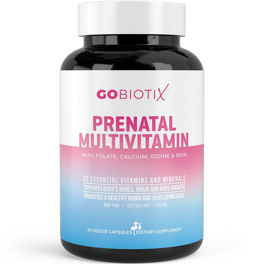Vitaminas prenatales GOBIOTIX botella frontal