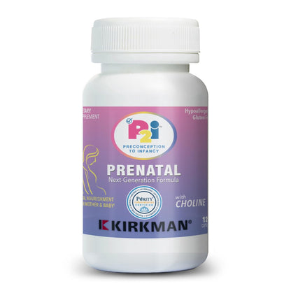 Vitaminas prenatales Kirkman P2i frasco con 120 cápsulas