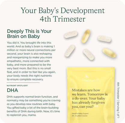 Vitaminas prenatales para recuperación postparto HealthyNest