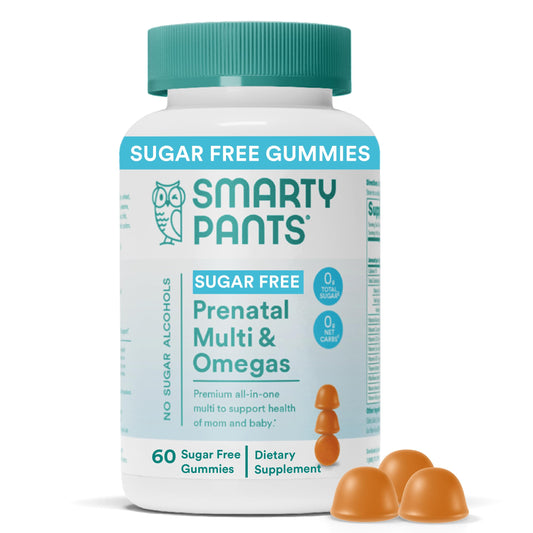 Vitaminas prenatales SmartyPants sin azúcar sabor limón