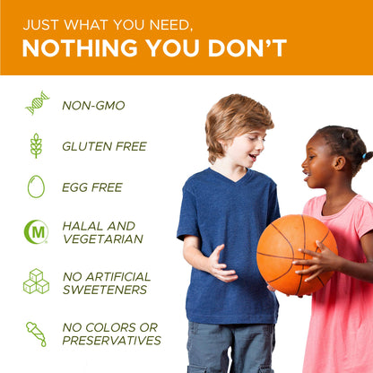Vitaminas para salud ósea e inmune para niños Noor Vitamins halal