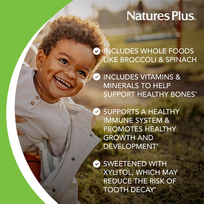 Vitaminas sin gluten y veganas para niños Natures Plus