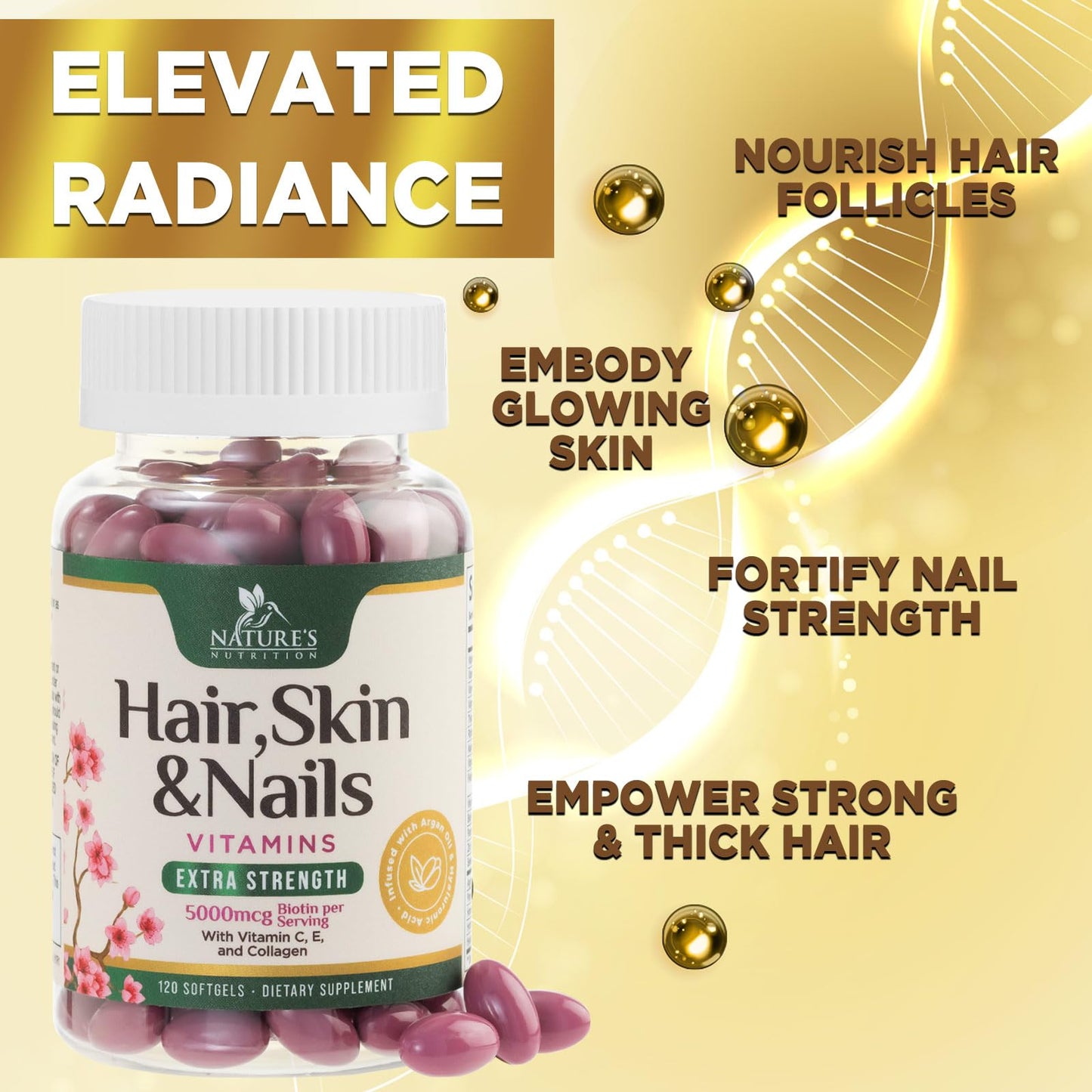 Vitaminas para uñas fuertes cabello sano y piel radiante mujeres