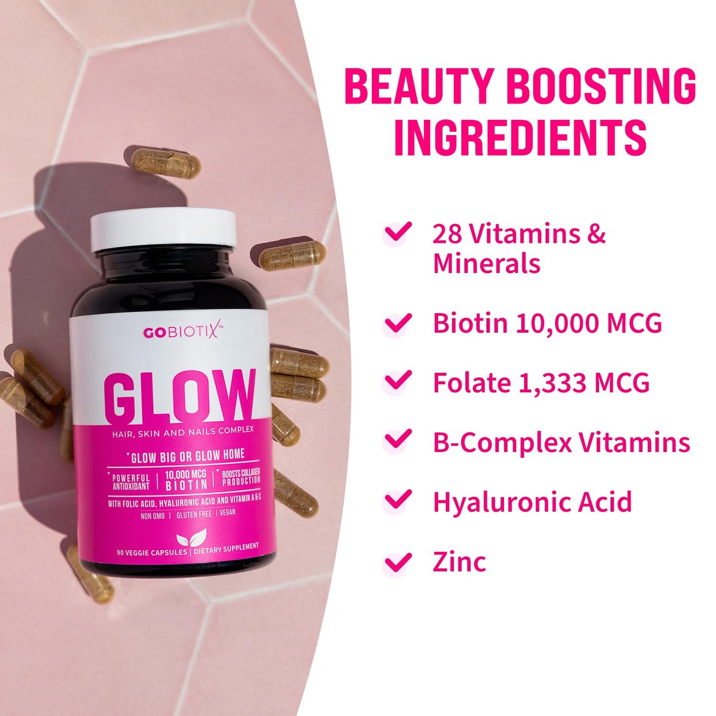Vitaminas para uñas fuertes GOBIOTIX