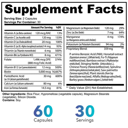 Vitaminas Veetify para fortalecer uñas y mejorar elasticidad de piel