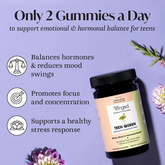 Vitaminas veganas para adolescentes con ingredientes naturales