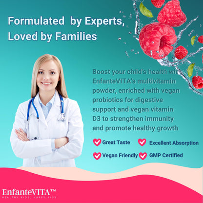 Vitaminas veganas en polvo para niños EnfanteVITA