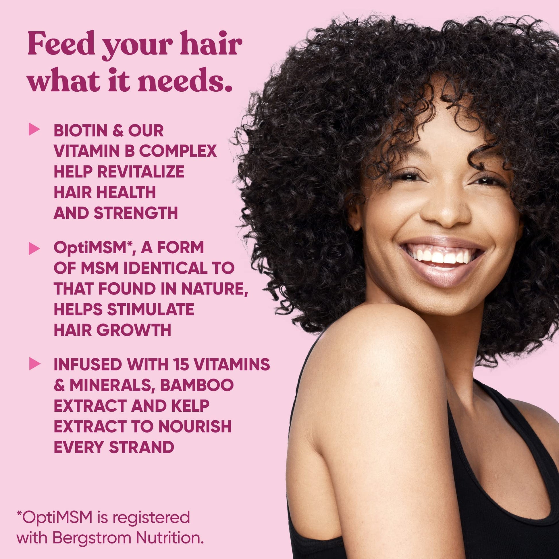 Vitaminas Vibrance botella 60 cápsulas para cabello