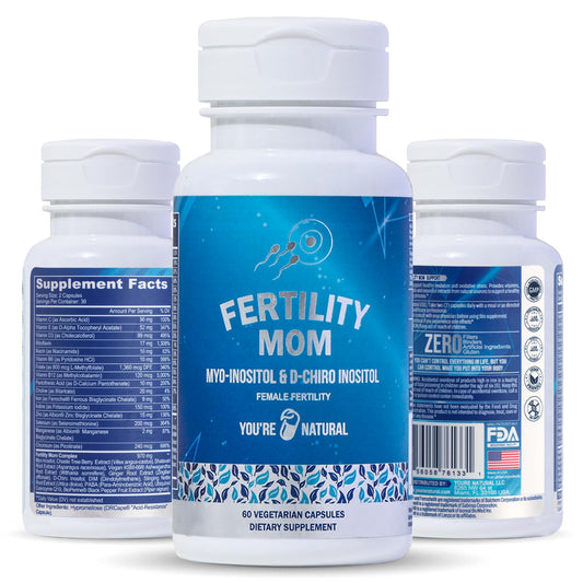 Vitaminas YOU'RE NATURAL prenatal caja frontal