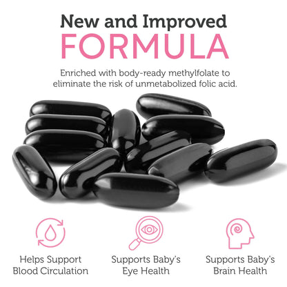 Vitaminas Zahler para embarazo con 300mg DHA y folato