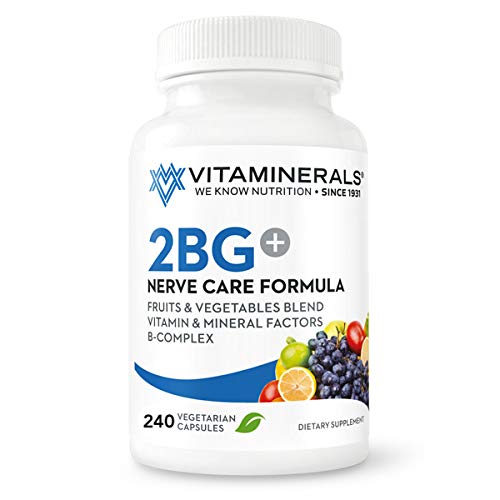 Vitaminerals 2BG+ cápsulas vegetales complejo b 240 unidades