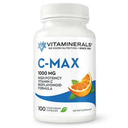 Vitaminerals C-MAX 1000mg cápsulas vegetales paquete 100
