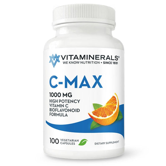 Vitaminerals C-MAX 1000mg cápsulas vegetales paquete 100