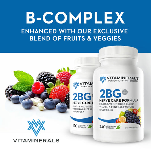 Vitaminerals suplemento complejo b potente 240 capsulas vegetales
