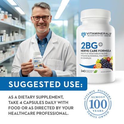 Vitaminerals vitaminas vitaminas b cápsulas vegetales mezcla