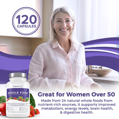 VitaminIQ multivitamínico para mujeres con cápsulas vegetales