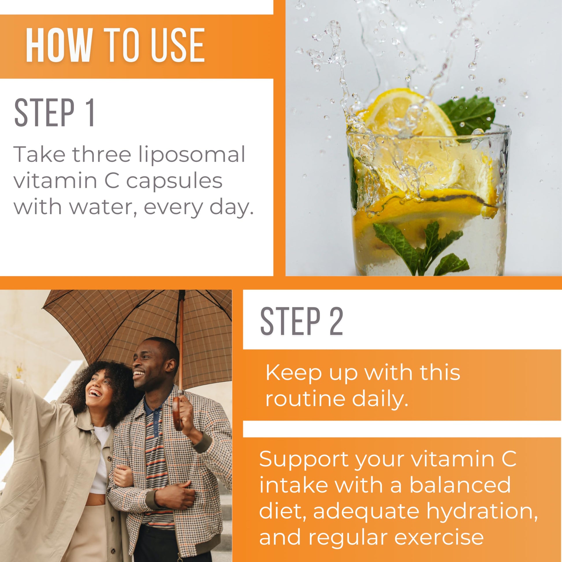 Vitamo cápsulas vitamina c liposomal 2000mg