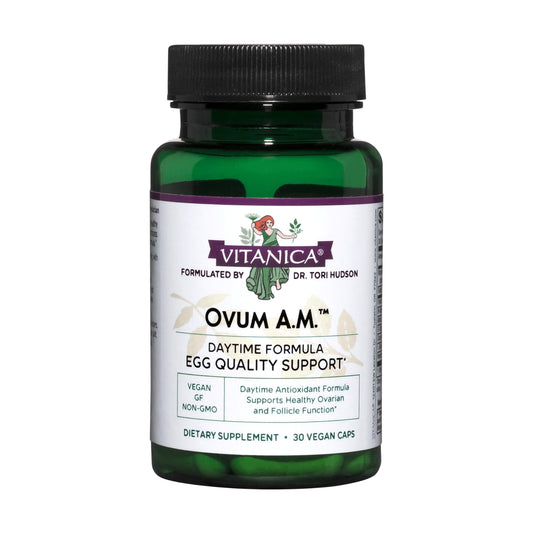 Vitanica Ovum A.M. suplemento antioxidante para calidad de óvulos caja