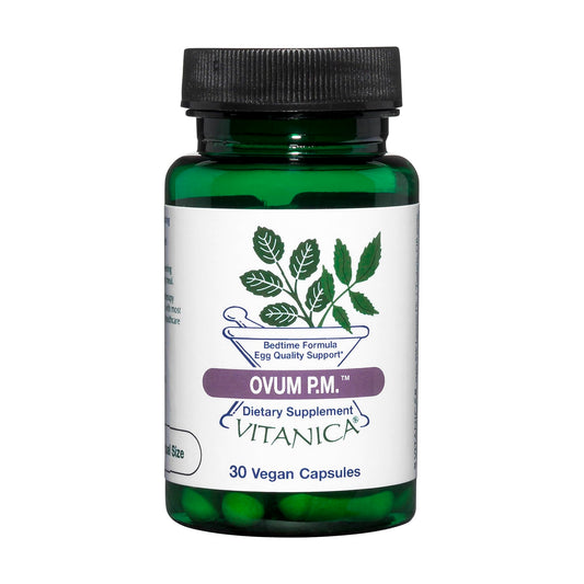 Vitanica Ovum P.M. Pro Logo suplemento calidad de óvulos mujer 30 cápsulas