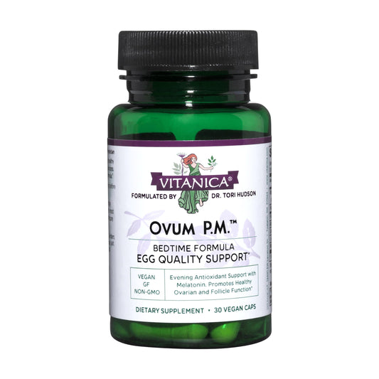 Vitanica Ovum P.M. suplemento calidad de óvulos mujer 30 cápsulas