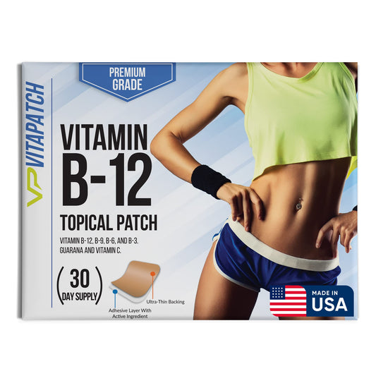 VitaPatch parche vitamina B12 para energía paquete frontal