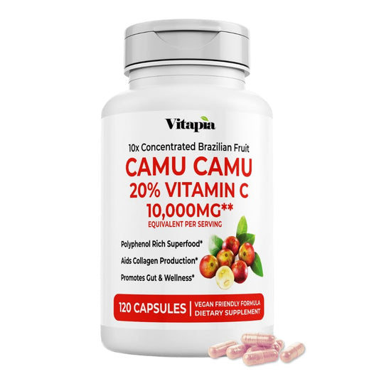 Vitapia camu camu cápsulas 20% vitamina C orgánico 120 unidades
