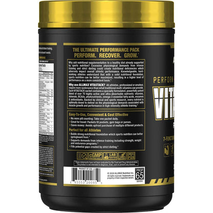 Vitastack ALLMAX multivitaminas nutrientes activos.