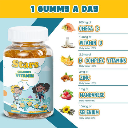 Vitastars gomitas en forma de estrella para niños