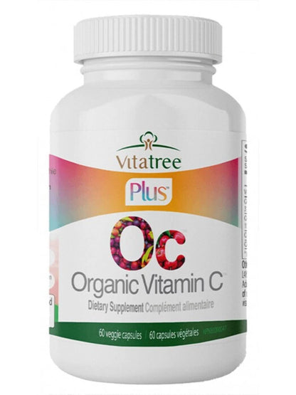 Vitatree vitamina C orgánica en cápsulas vegetarianas