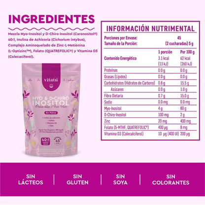 Vitatú suplemento natural polvo para mujeres 225 gramos