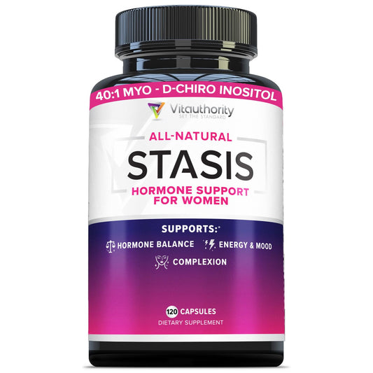 Frasco de suplemento hormonal para mujeres Vitauthority