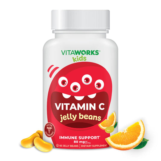 VitaWorks gomitas de vitamina C para niños sabor naranja 60 unids