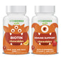 Paquete VitaWorks Kids Biotina 5000mcg y masticables de Saúco Zinc C