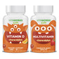 VitaWorks Kids Vitamina D3 y Multivitamínico paquete masticables