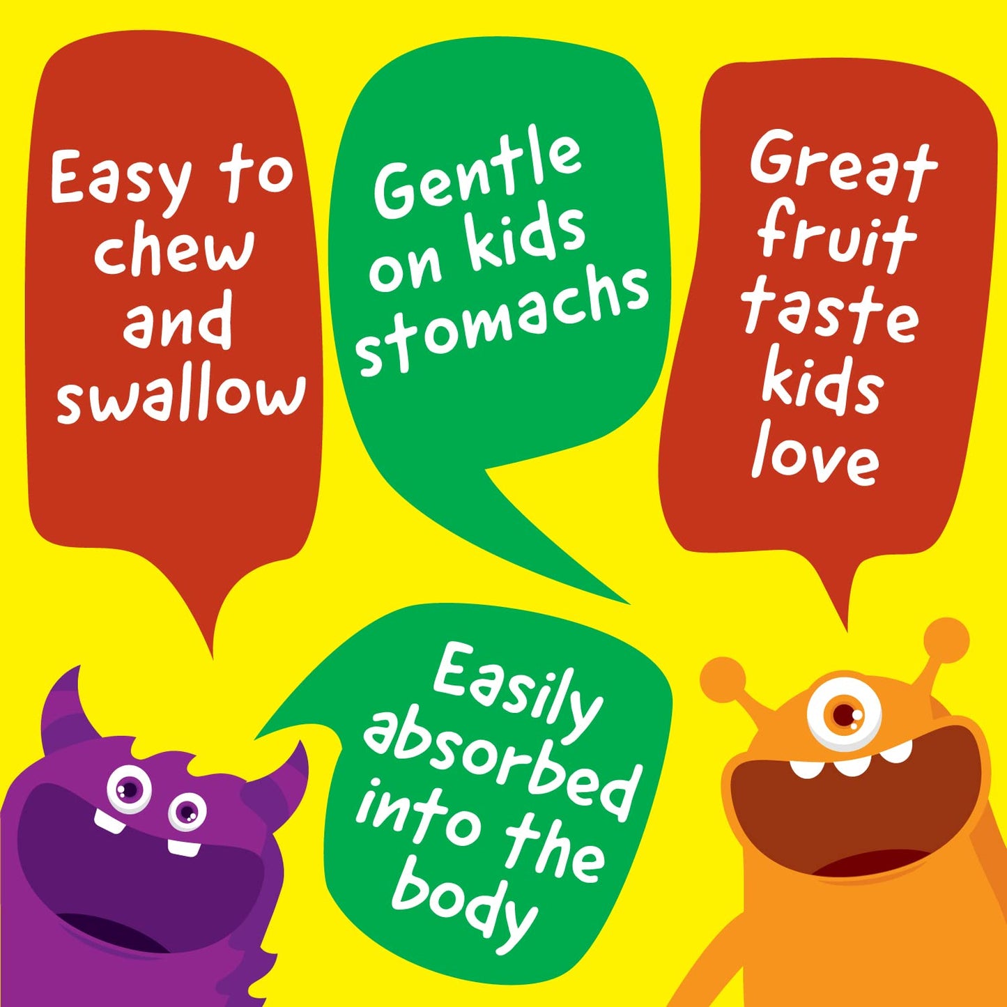 Botella de vitaminas vitamina c masticables para niños Vitaworks