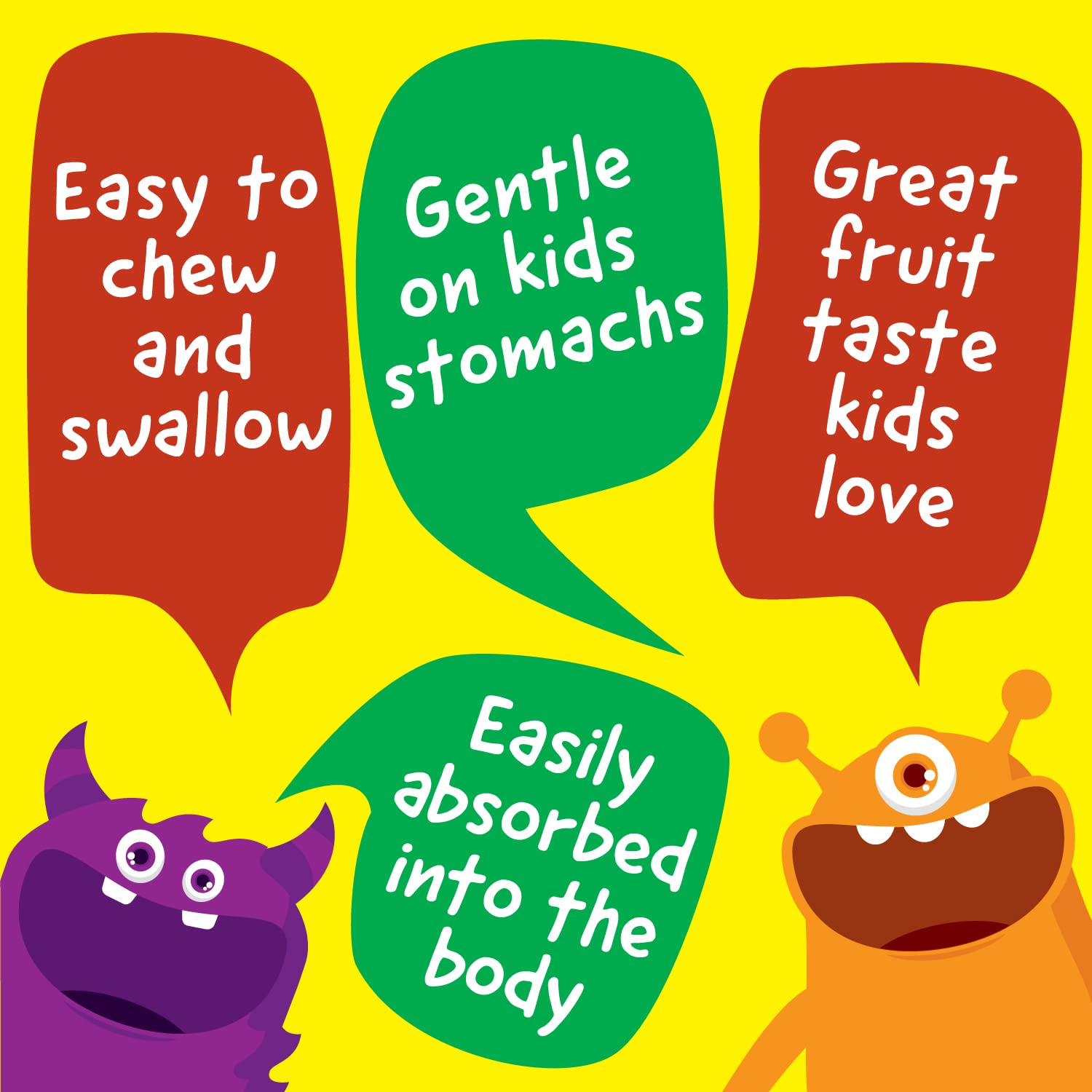 Botella de vitaminas vitamina c masticables para niños Vitaworks