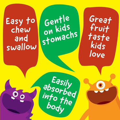 Botella de vitaminas vitamina c masticables para niños Vitaworks