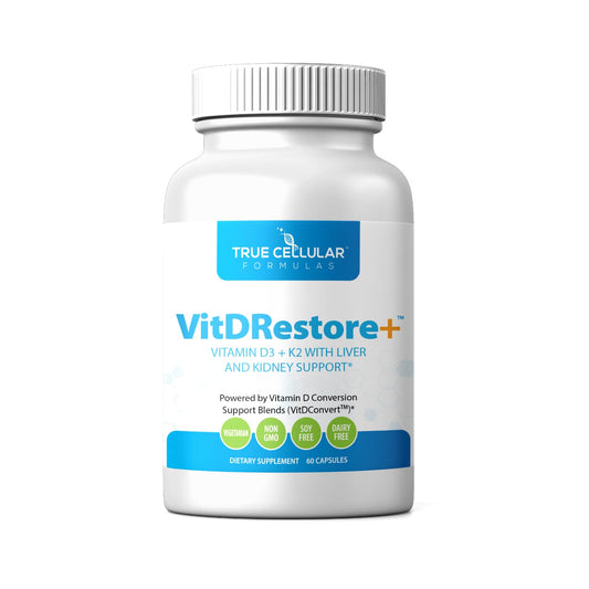 VITDRestore+ fórmula vitamínica D3 y K2 True Cellular Formulas