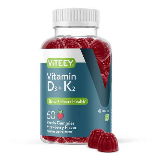 Viteey gominolas vitamina d3 k2 sabor fresa 60 unidades