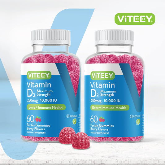 Viteey gomitas vitamina D3 empaque lateral