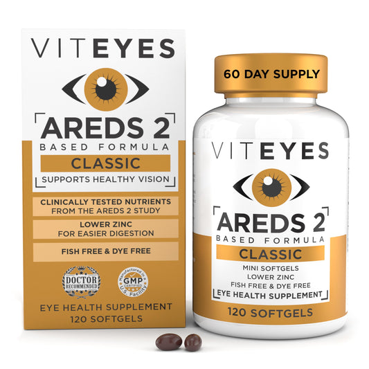 Vitamina AREDS 2 de VITEYES en cápsulas blandas clásicas, 120 unidades