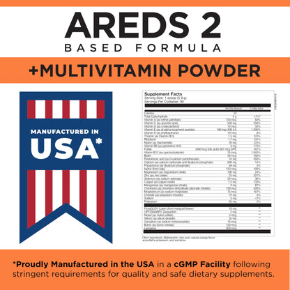 Viteyes AREDS 2 Luteína y Zeaxantina, sabor naranja.