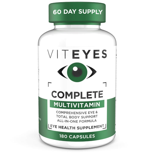 Multivitamínico Viteyes para salud ocular en cápsulas blancas