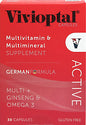 Vivioptal Active multivitaminas 30 cápsulas con ginseng y omega 3